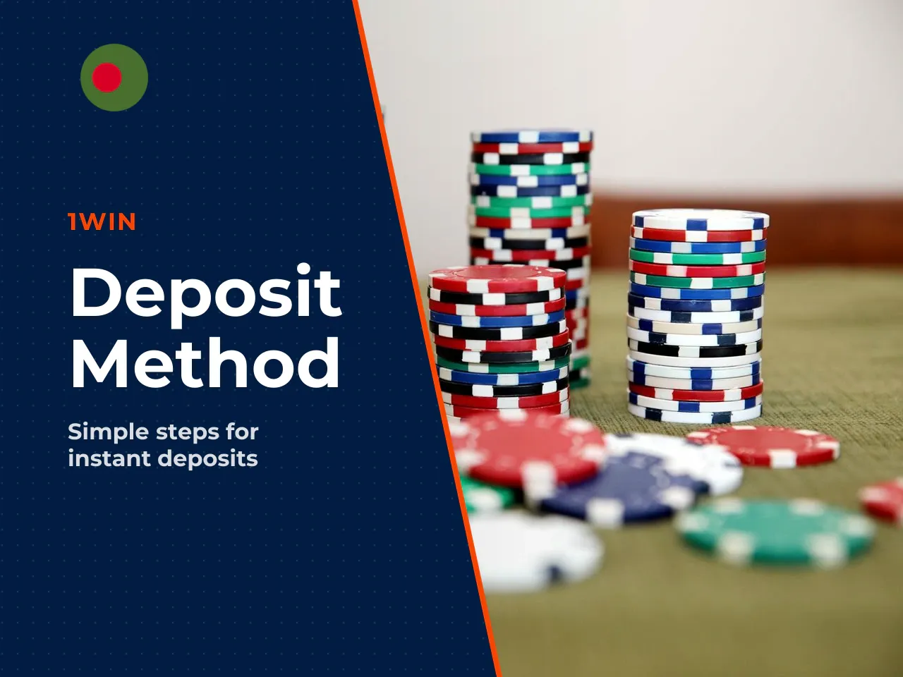 How to Make a Deposit and Choose a Payment Method. To make a deposit, log in and navigate to the cashier section. For users in Bangladesh, the following specific methods are available: