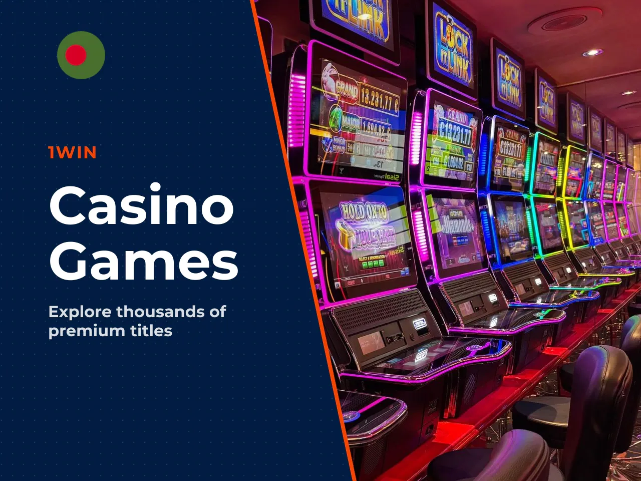 1win Casino Games: Slots, Live Tables and Popular Formats. The 1win casino games catalogue contains over 13 000 titles distributed across categories from classic slot machines to live-dealer formats (