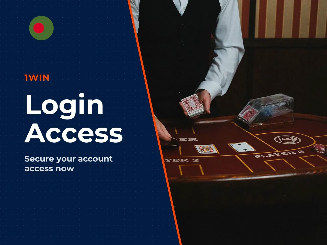 Where to Enter Login Details on Website and Mobile. You enter your account details into the login pop-up, accessed by clicking the "Login" button at the top right of the official 1win website or the h