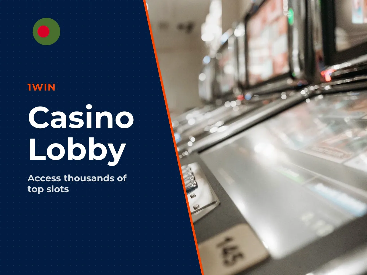 Casino Lobby, Slots and Aviator. The 1win casino app section is integrated with the bookmaker part via a single balance, opening access to thousands of slot machines without additional transfers. User
