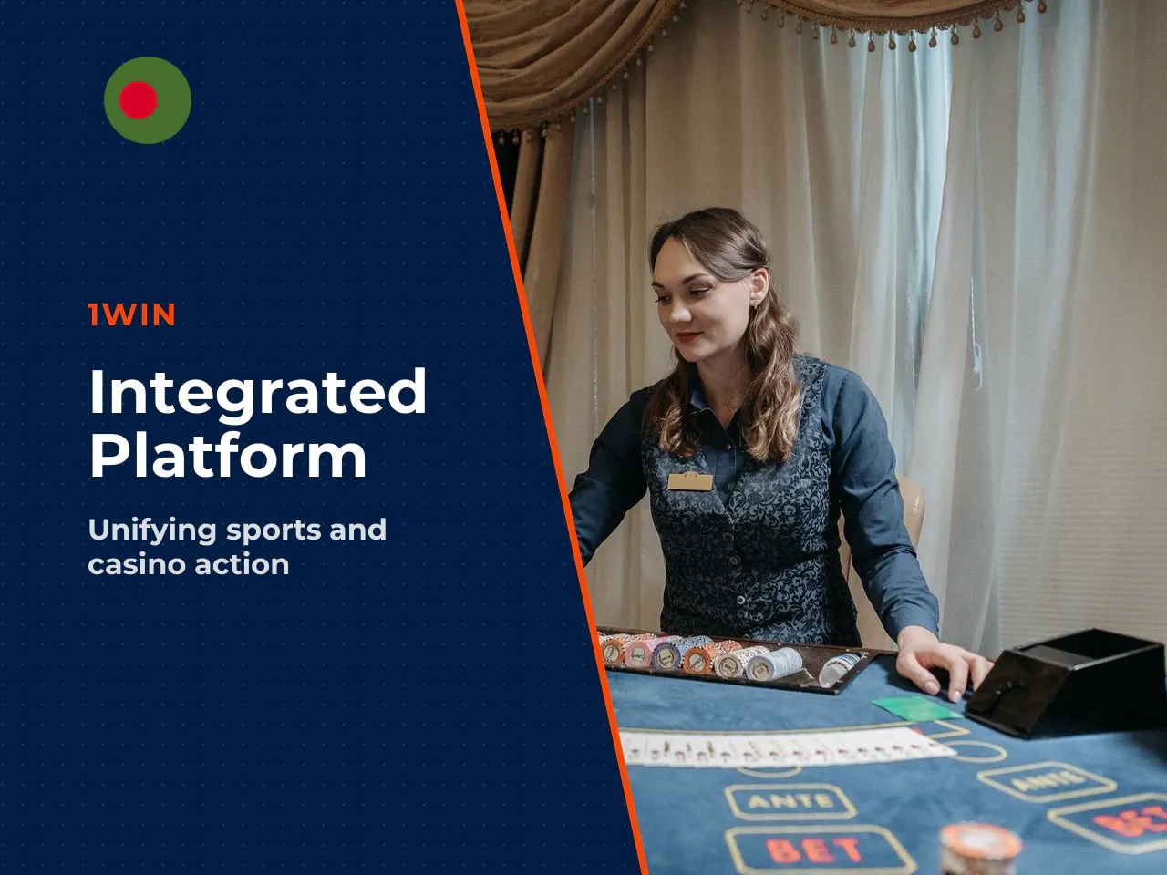 Casino Games, Live Casino and Sportsbook in One Account. The core technical feature of the platform is the unification of games 1win casino, the casino live section and sports betting in a single acce